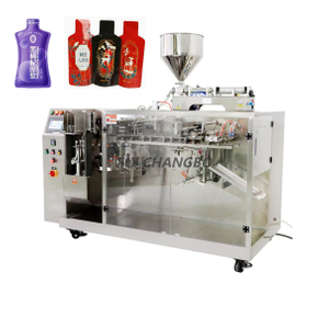  Made in China Special Shape Bottle Shape Pouches Filling Sealing Machine