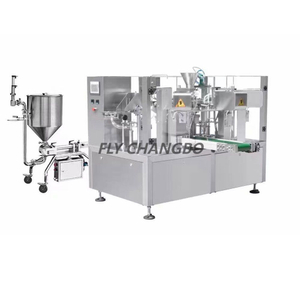 Spout stand up pouch liquid pouch filling sealing machine